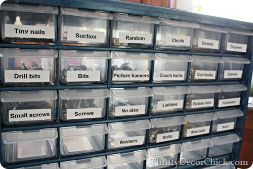 organizing small things