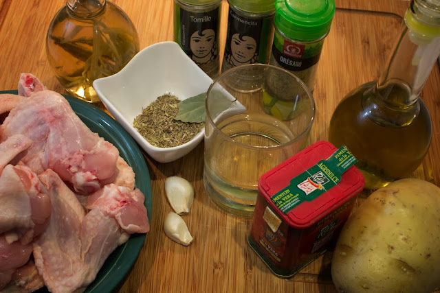 Ingredientes alitas adobadas al horno