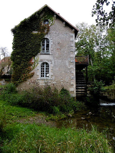 Mill on the Anglin, Concremiers, Indre, France. Photo by Loire Valley Time Travel.