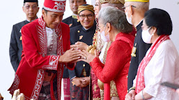 Ragam Baju Adat dan Harapan Sejumlah Menteri Kabinet Indonesia Maju