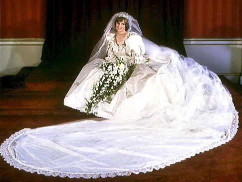 princess diana wedding dress photos. princess diana wedding dress