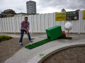 TURF Projects Putt Putt #2 Crazy Golf course at Platform Ruskin Square in Croydon