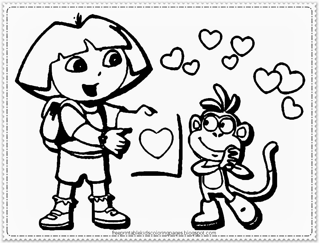 Valentine Free Coloring Sheets 3