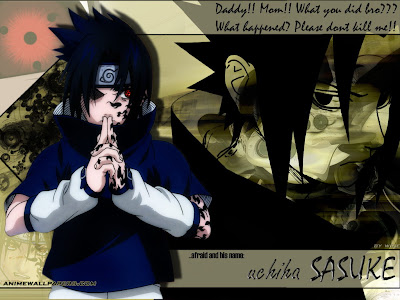 sharingan user sasuke from uchiha