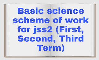 Basic science scheme of work for jss2 (First, Second, Third Term)