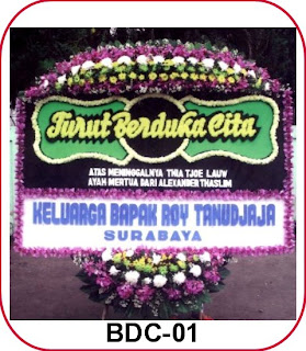 Kirim Bunga Duka Cita ke Sentul Bogor