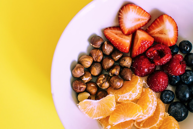 assorted fruits on plate