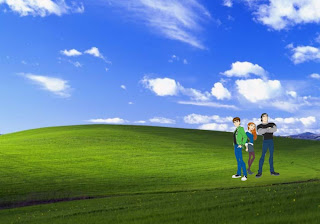 Ben Ten 10 Friends Gwen Kevin free wallpapers in 3D Bliss Landscape background