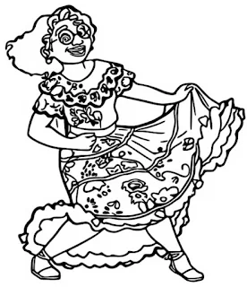 Disney Encanto: Free Printable Coloring Pages.