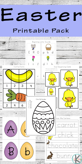 free printable easter worksheets for kindergarten