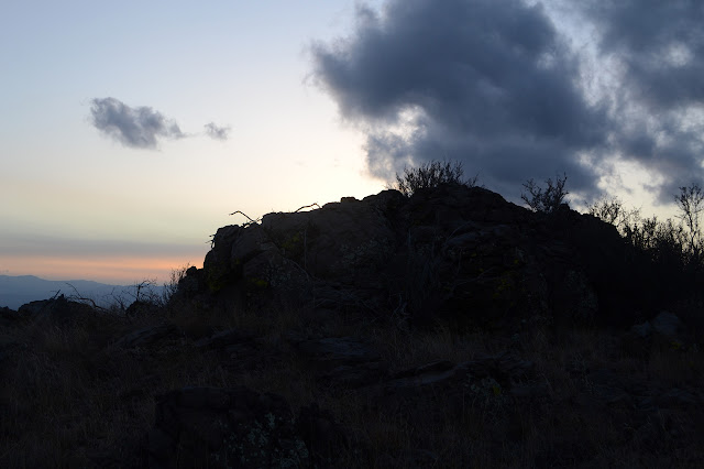 rocks at the top