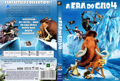 Filme A Era do Gelo 4 (Ice Age Continental Drift) DVD Capa