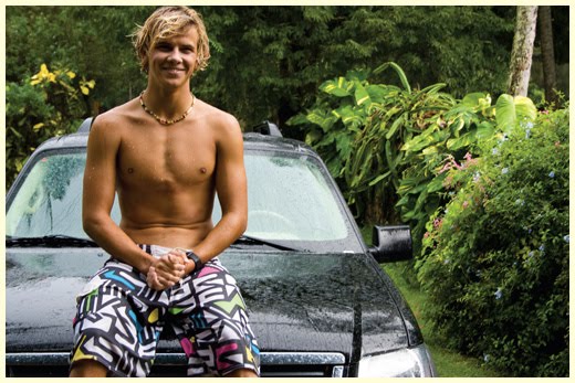 Long hairstyle in a surfer look for men of all ages