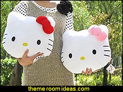 Hello Kitty Head Shaped Cushion Kitty Face Throw Pillow Toys