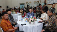 Ketua DPRD Muaro Jambi Hadiri Pisah Sambut Dandim 0415 di Rumah Dinas Bupati Muaro Jambi