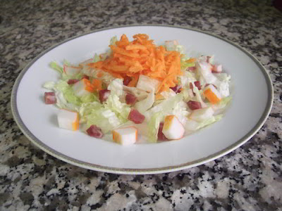 Salad with Chinese dressing