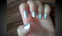 Barry M Instant Effects Silver Foil Nail Polish Varnish Paint