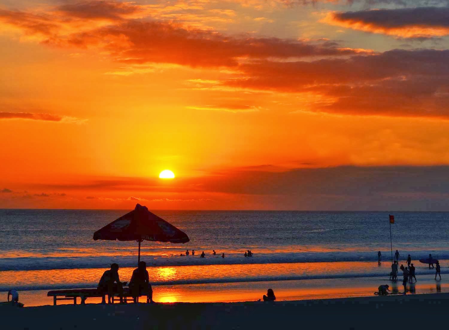 Kuta Beach Bali Indonesia Surfers Paradise