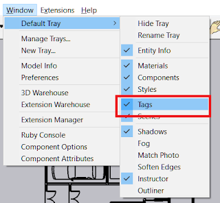 Cara membuat layer pada sketchup