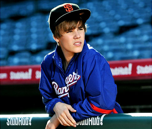 bieber dodgers billboard. at Dodger Stadium anymore.