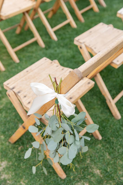 Shenandoah Mill Ceremony Chair Greenery