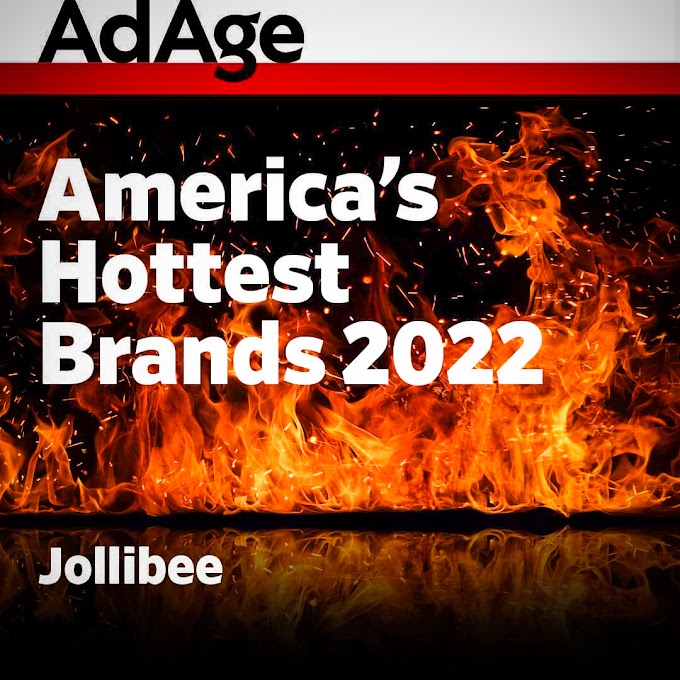 JOLLIBEE CITED BY AD AGE AS ONE OF HOTTEST BRANDS IN AMERICA