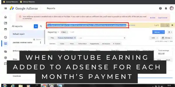Exact steps of the payroll for YouTube earnings ads: