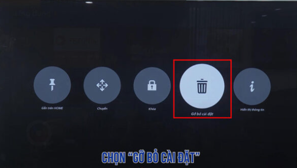 Cách xóa ứng dụng trên Smart Tivi Panasonic