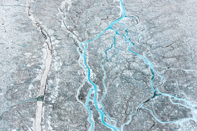 Breathtaking Aerial Views of Melting Ice Sheet in Greenland