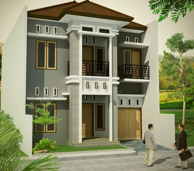 model teras rumah mewah terbaru