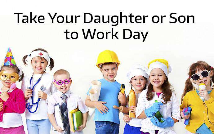 Take Our Daughters and Sons to Work Day Wishes for Whatsapp