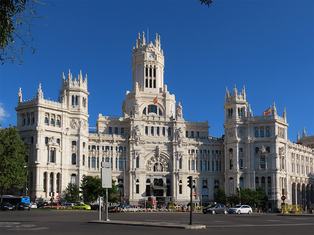 Palacio de Cibeles by Antonio Palacios and Joaquín Otamendi, Plaza de Cibeles, Madrid