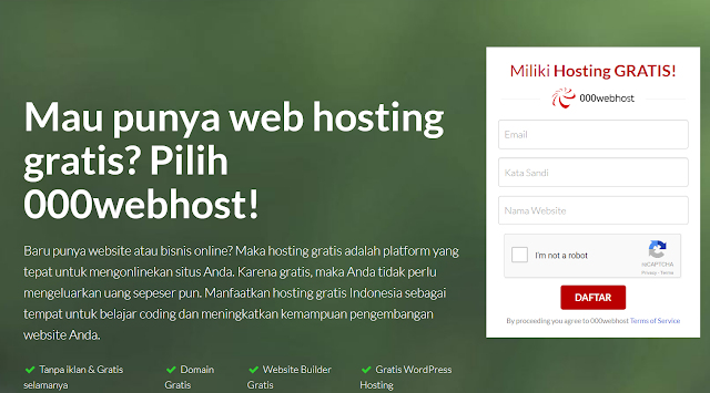 hostinger web hosting gratis 
