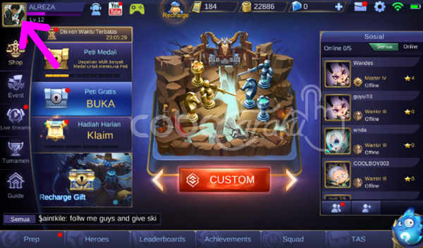 Cara Memindahkan Akun Game Mobile Legends Ke Hp Lain