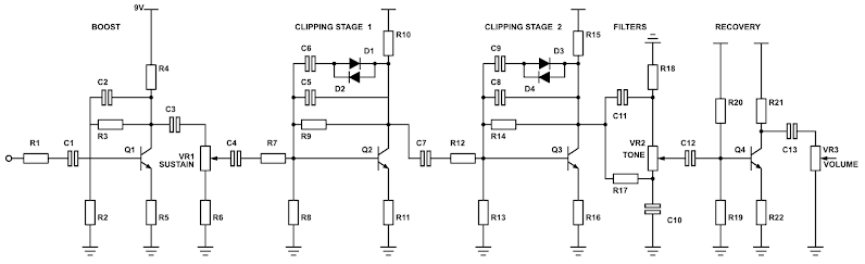 GENERIC BIG MUFF SCHEMATIC