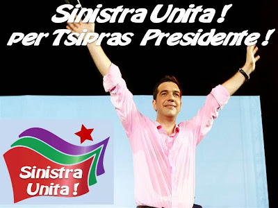 Europee 2014: Sinistra Unita, per Tsipras Presidente !