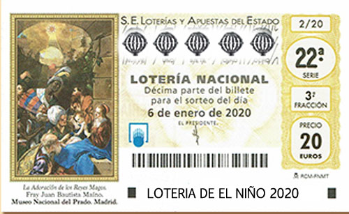 sorteo de Lotería Nacional de El Niño 6 de enero de 2019