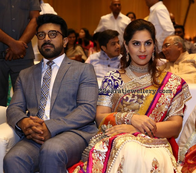 Ramcharan and Upasana at Anirudh Reddy Wedding