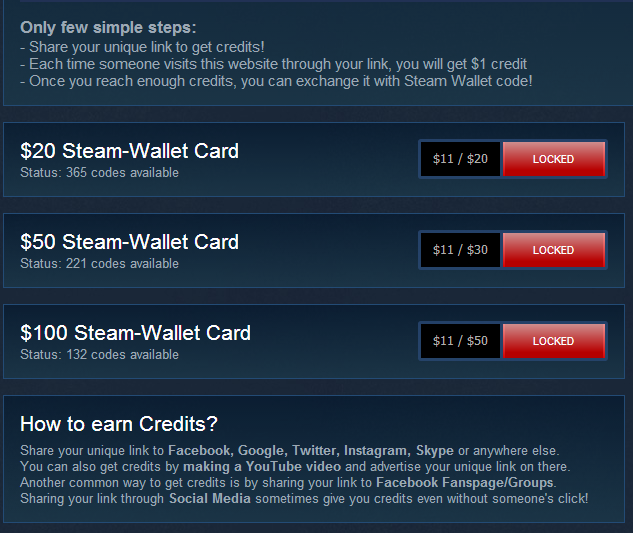 Steam Wallet Gratis Dari Free Steam-Wallet Codes