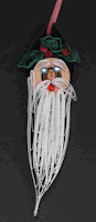 quilling santa ornament