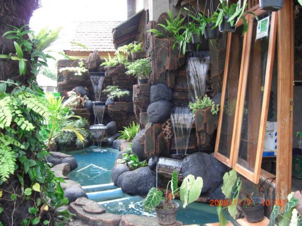 Itulah beberapa gambar-desain pancuran air taman-waterfall yang bisa 