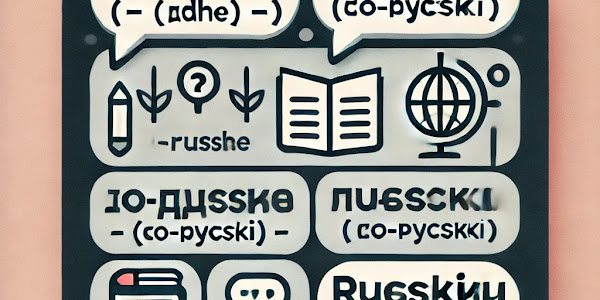 Where will be по-русски and РУССКИ язык?