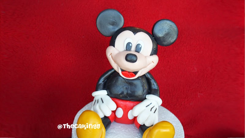 how to make mickey mouse cake tutorial