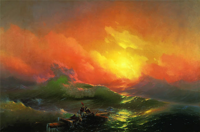 A força e imponência do mar retratadas em obras do século 19 na obra artista russo Ivan Konstantinovich Aivazovsky