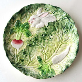 Shafford plate bunny and vegetable china