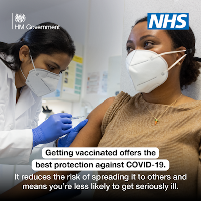 getting vaccinated is your best defence UK Government