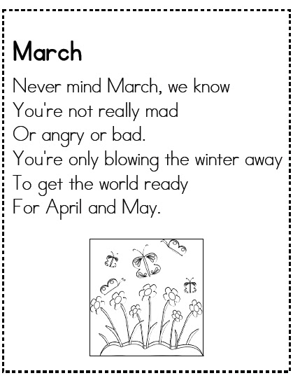 March Poems For Kids 8