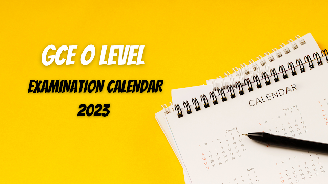 2023 GCE O-Level Exam Calendar