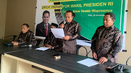  Pilpres 2024, Presidium KAHMI Muda Indonesia Deklarasikan Erick Thohir Cawapres 