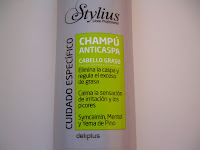 Champú anticaspa Stylius/Deliplus (Mercadona) | El blog de las marcas blancas (www.blog-marcas-blancas.blogspot.com)